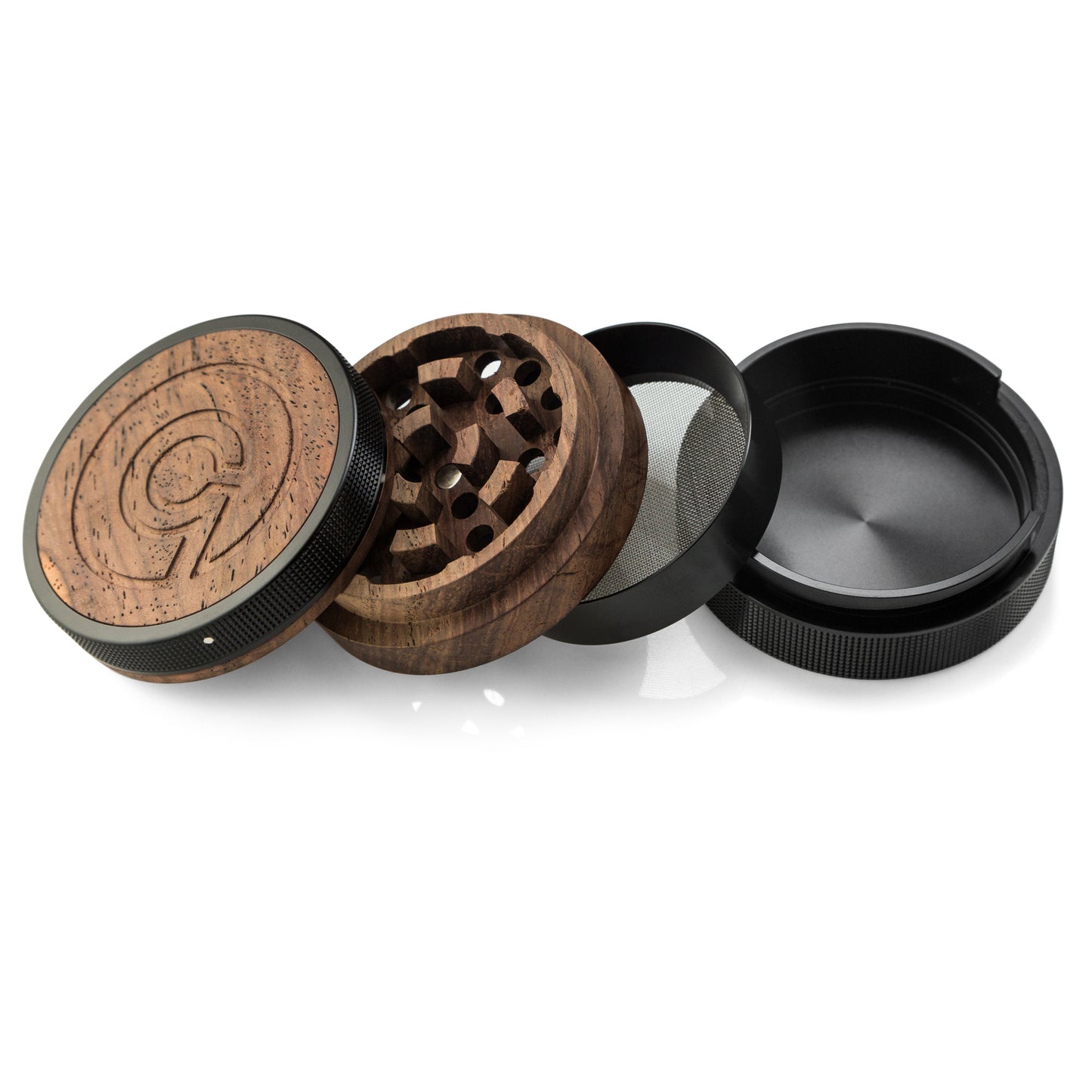 SEQUOIA9 All Natural Wood to Herb Grinder by Tektonik for Kitchen, Herbs and Spices