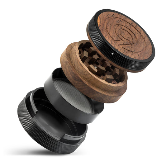 SEQUOIA9 All Natural Wood to Herb Grinder by Tektonik for Kitchen, Herbs and Spices